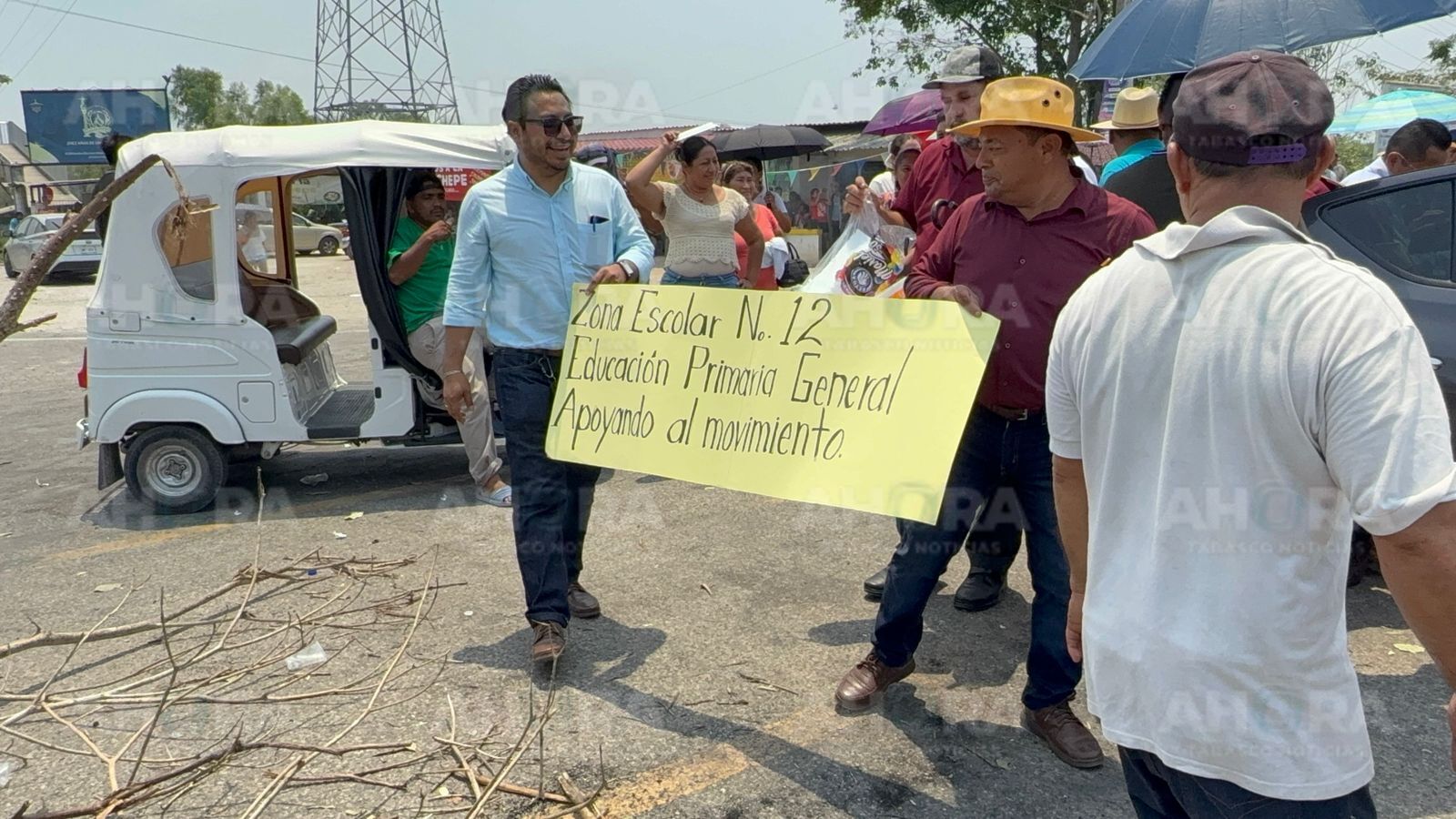 Continúa bloqueo en la zona Yokot’an por falta de energía eléctrica