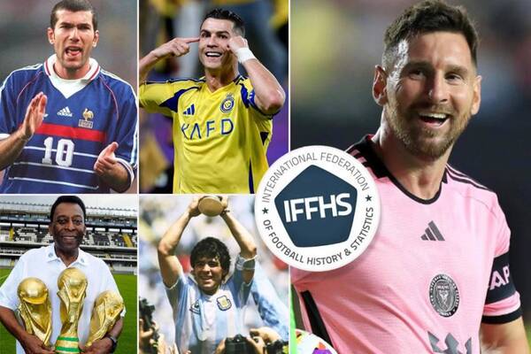 Los 10 mejores jugadores de la historia, según IFFHS