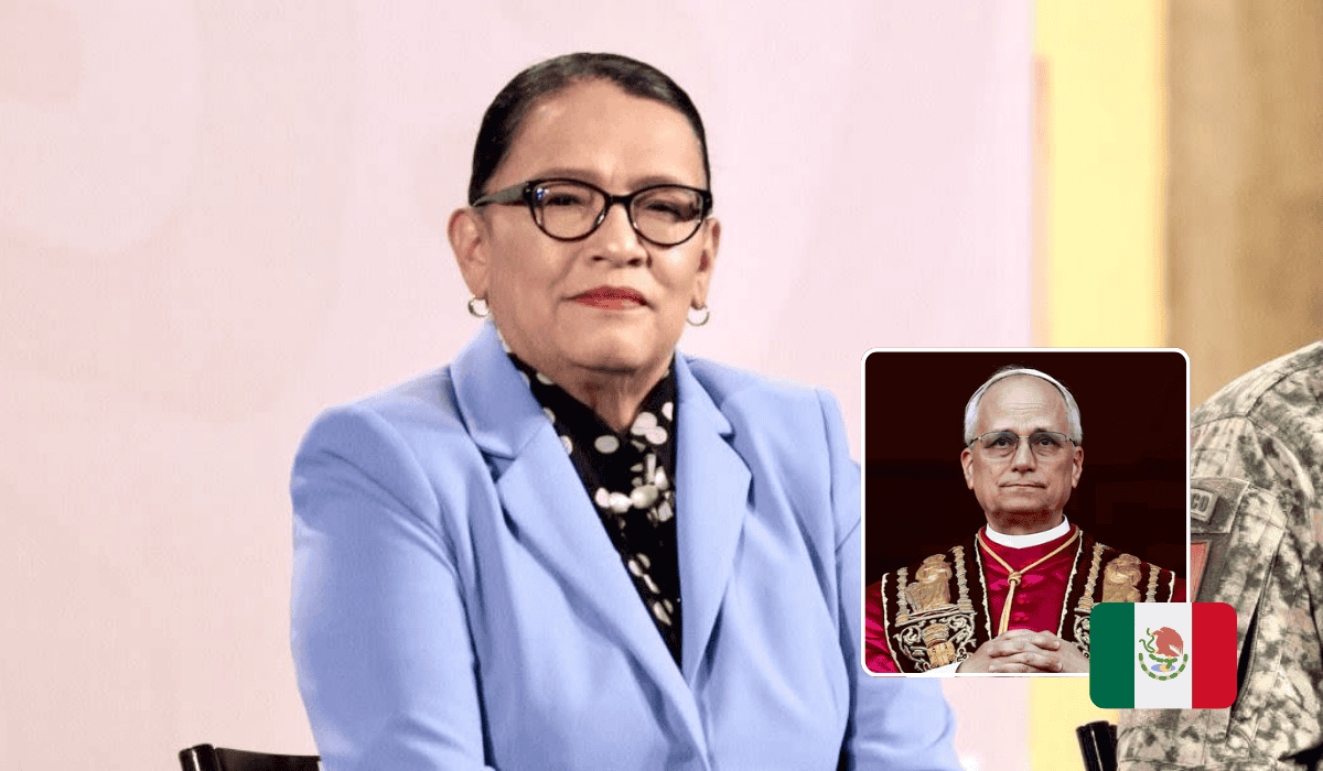 Rosa Icela Rodríguez viajará al Vaticano para entregar invitación al papa León XIV