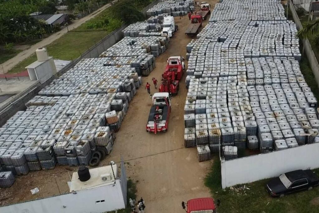 La presidenta Sheinbaum calificó como “muy importante” el decomiso de más de tres millones de litros de hidrocarburo en Tabasco