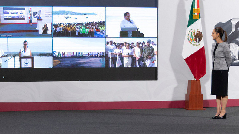 Claudia Sheinbaum pone en marcha estrategia nacional de limpieza en 12 mil km de playas y costas del país