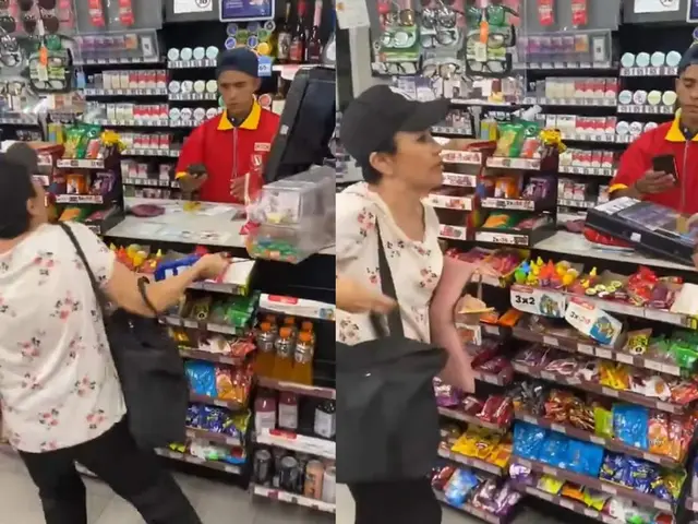 ‘Usted me va a atender, ¡cómo de que no!’: Lady Recargas a cajera del OXXO