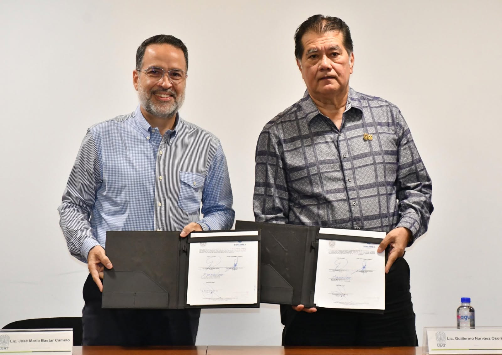UJAT y Coparmex firman convenio para impulsar formación profesional de estudiantes