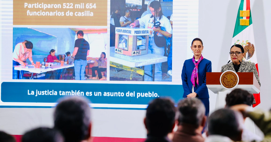 Segob califica la elección judicial como un avance democrático