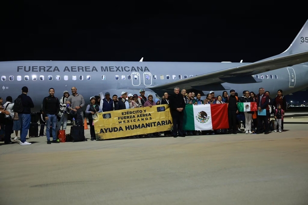 SRE evacúa a 175 mexicanos del Medio Oriente en medio del conflicto Israel vs Irán