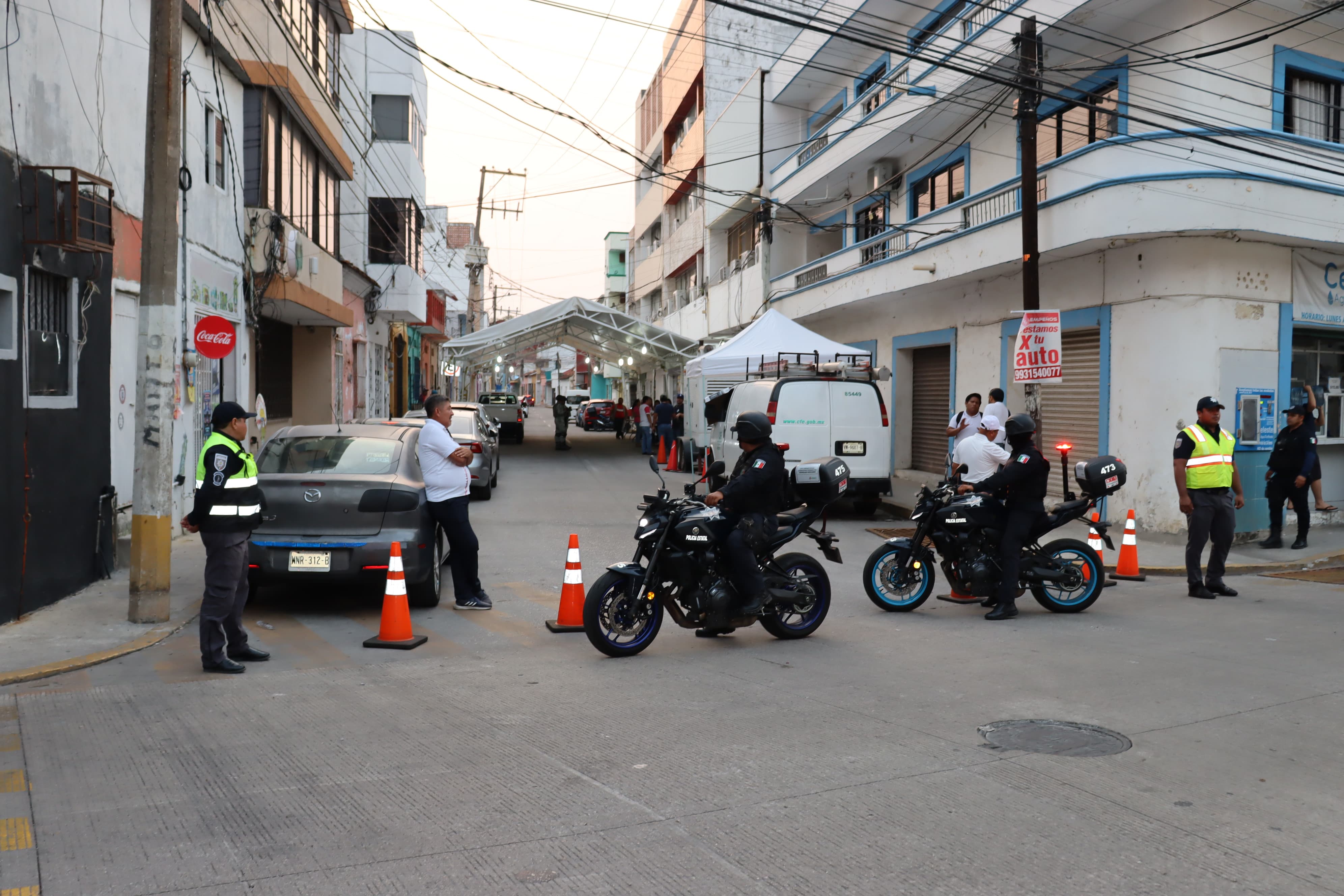 SSPC Tabasco resguarda el cierre de casillas electorales en la jornada del 1 de junio