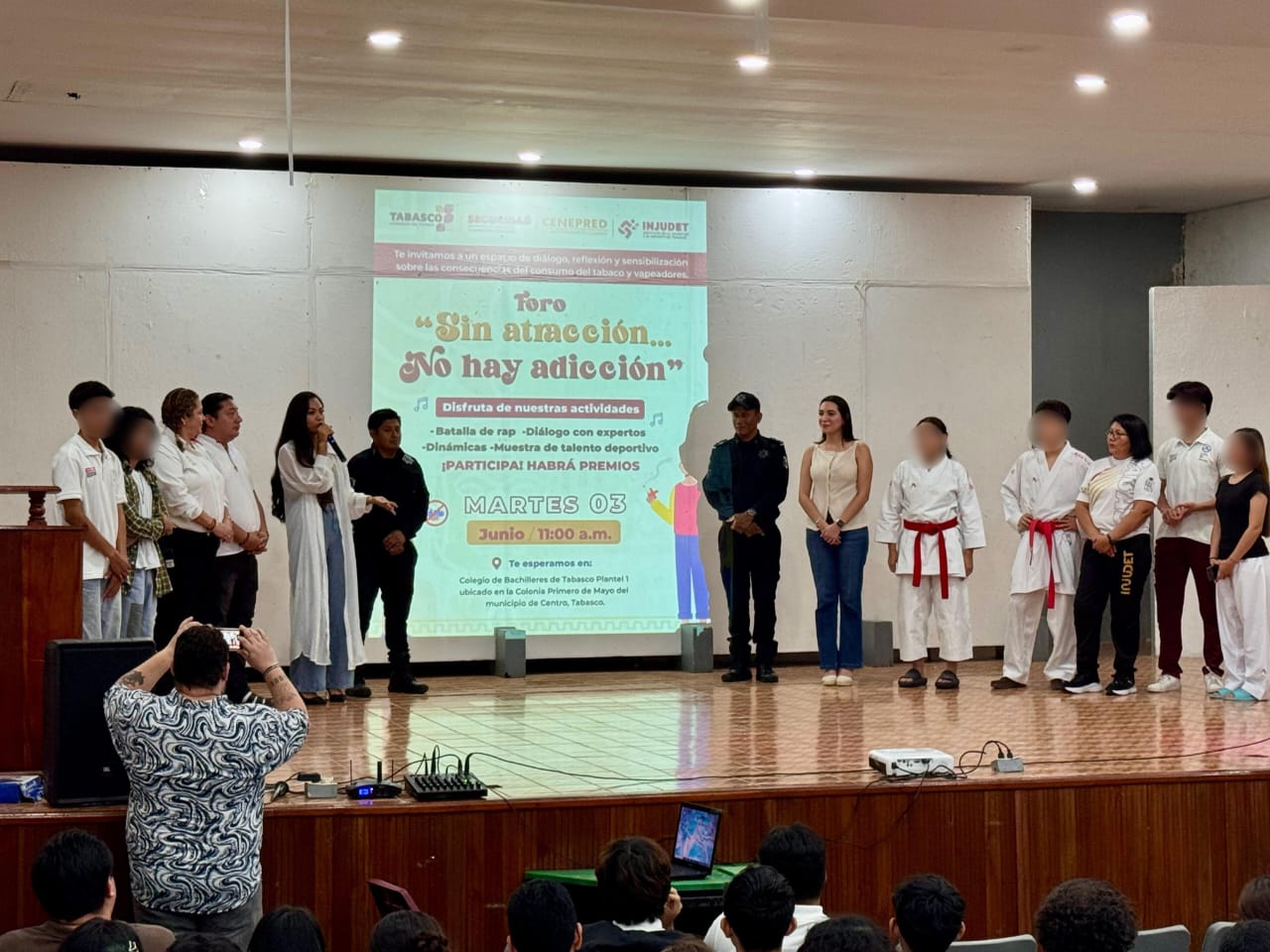 CENEPRED trabaja para erradicar el alto consumo de vapeadores en jóvenes de preparatoria: Flor Elit Acuña García