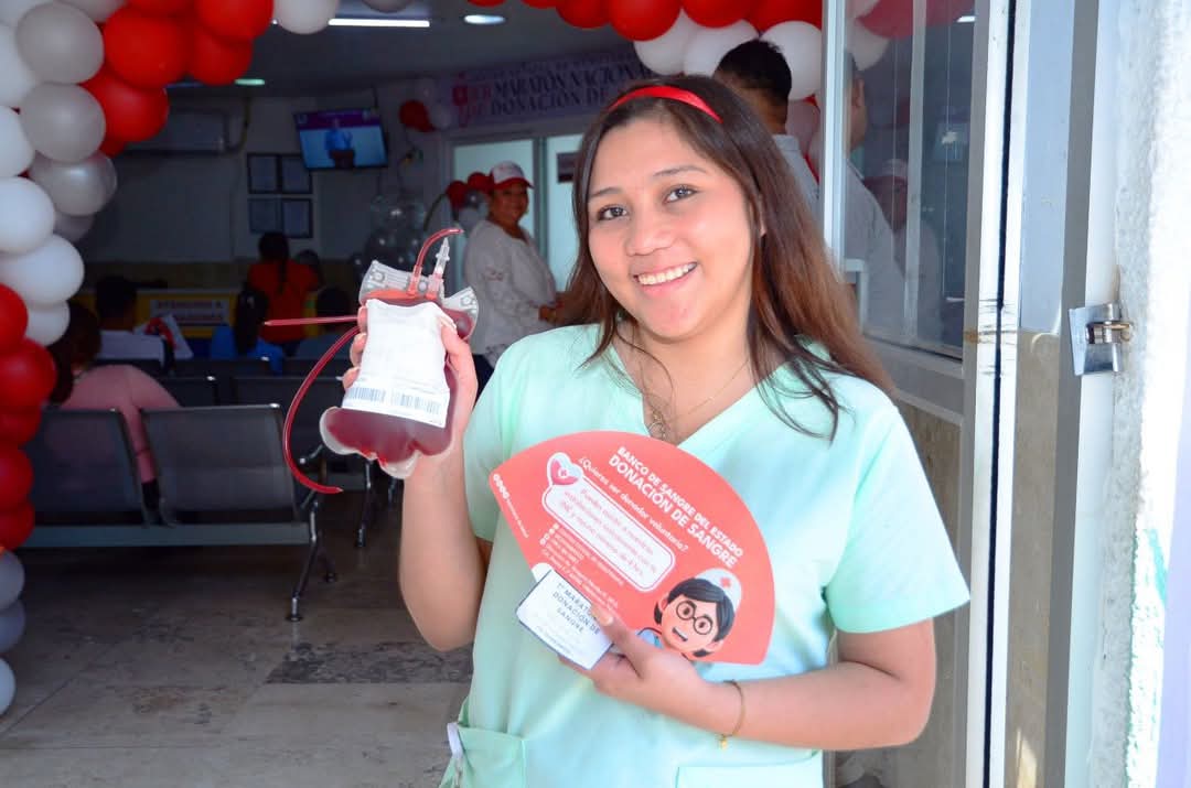 Se suma Tabasco al Maratón Nacional de Donación de Sangre; llaman a la población a participar