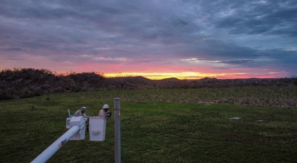 CFE restableció el servicio eléctrico al 100% de los usuarios afectados por el huracán Erick