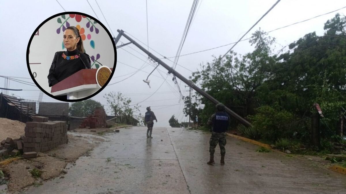 Sheinbaum confirma muerte de menor en Guerrero por huracán Erick
