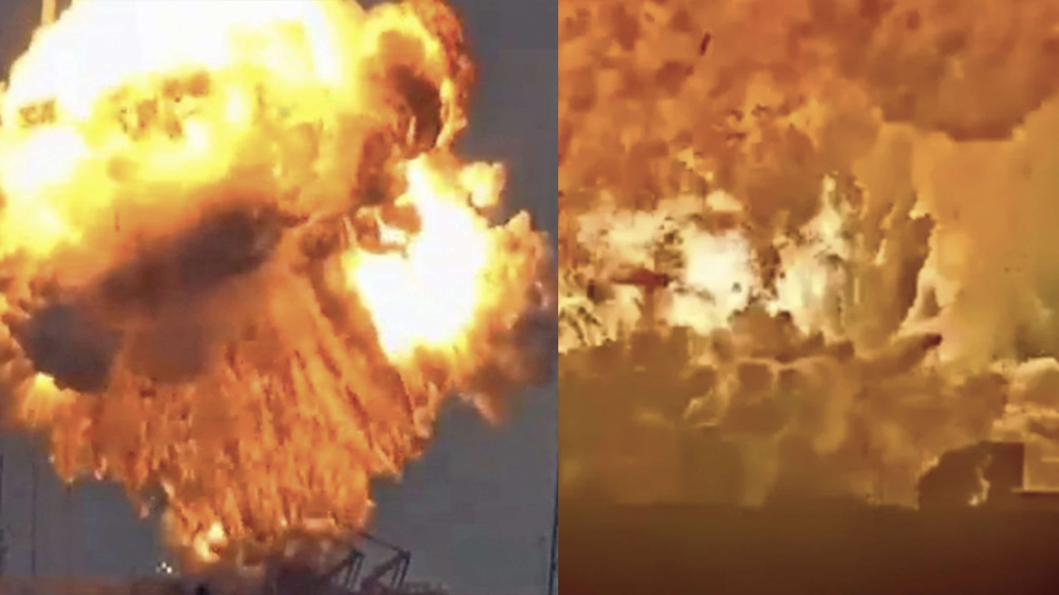 Nave espacial de SpaceX explota en suelo durante una prueba en Starbase de Texas