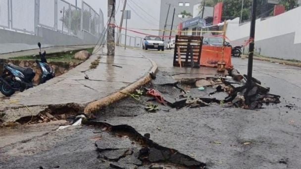 La tormenta tropical ‘Dalila’ deja daños en Acapulco