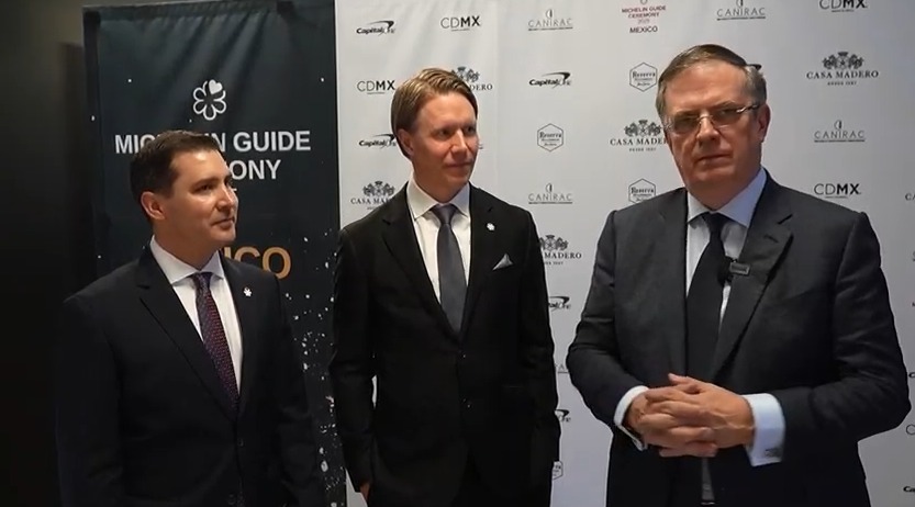 La cocina mexicana se consolida como potencia global: Marcelo Ebrard celebra la Guía MICHELIN 2025