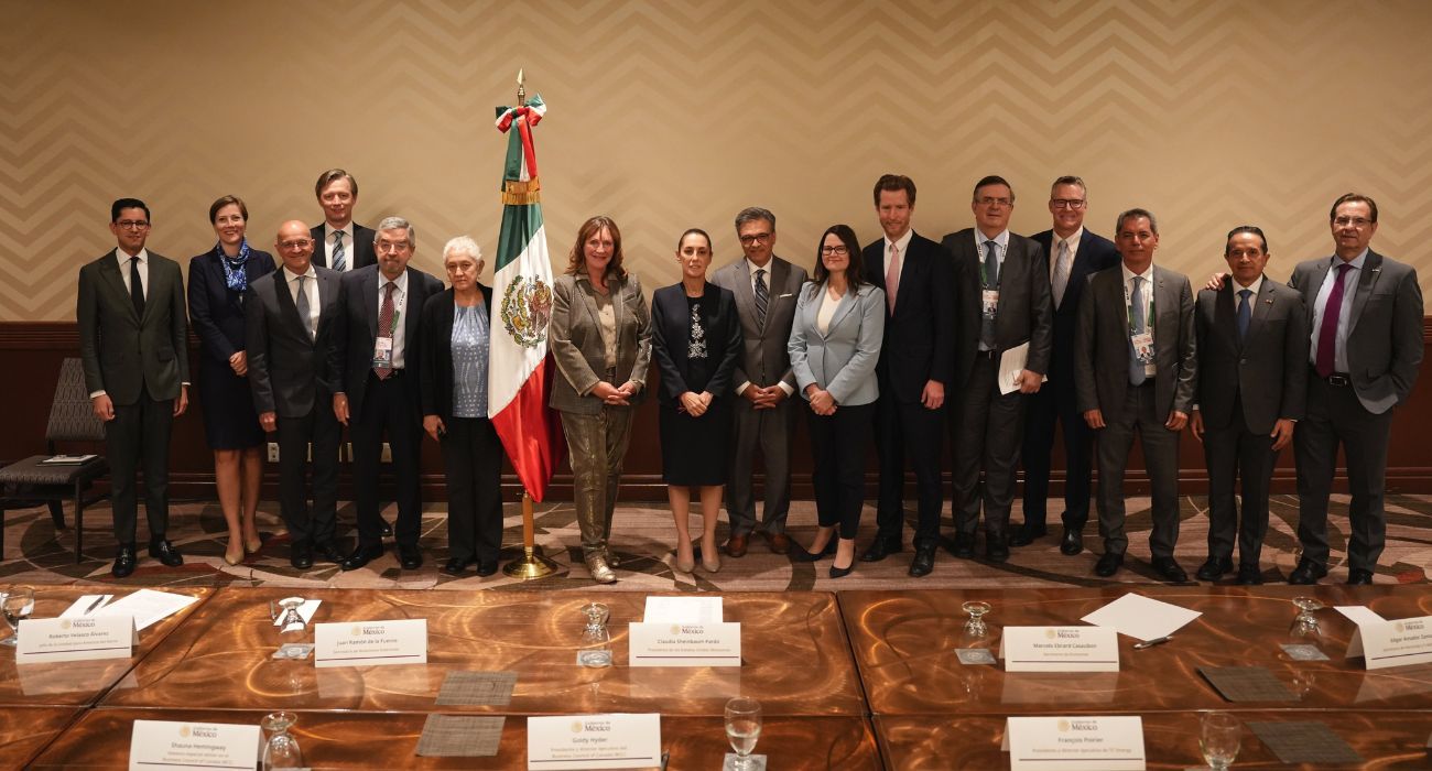 Claudia Sheinbaum expone Plan México a empresarios canadienses
