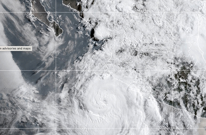 Flossie se degradó a ciclón post-tropical tras su paso por el Pacífico mexicano