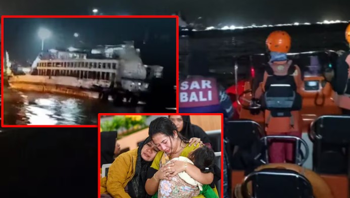 Intensifican búsqueda de 30 desaparecidos tras naufragio de transbordador en Indonesia