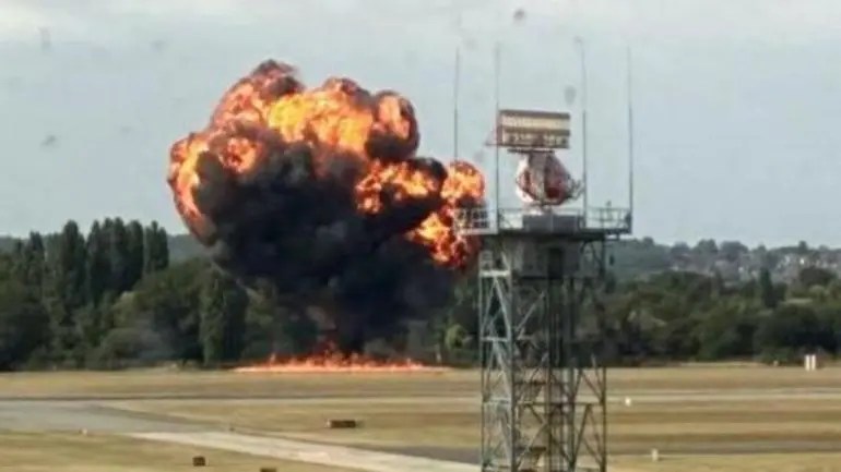 Aeronave se estrella en el aeropuerto inglés de Southend