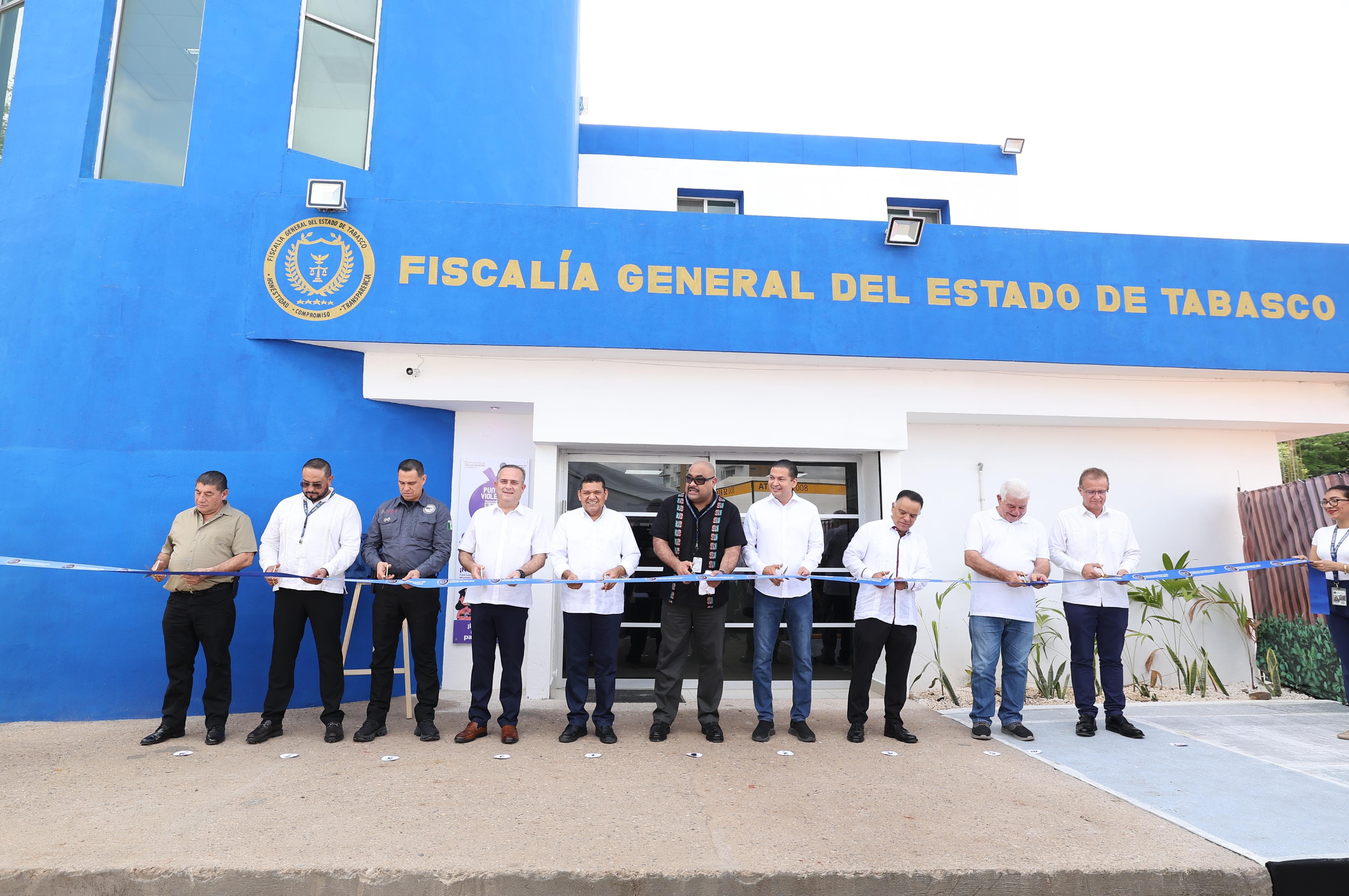 Inaugura Javier May nuevo edificio de la FGE; albergará la Fiscalía de Víctimas en Situación de Vulnerabilidad para brindar atención especializada