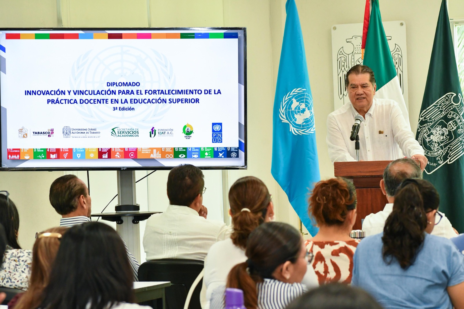 Nueve IES de Tabasco inician en la UJAT Diplomado Sobre Innovación y Vinculación del programa PNUD