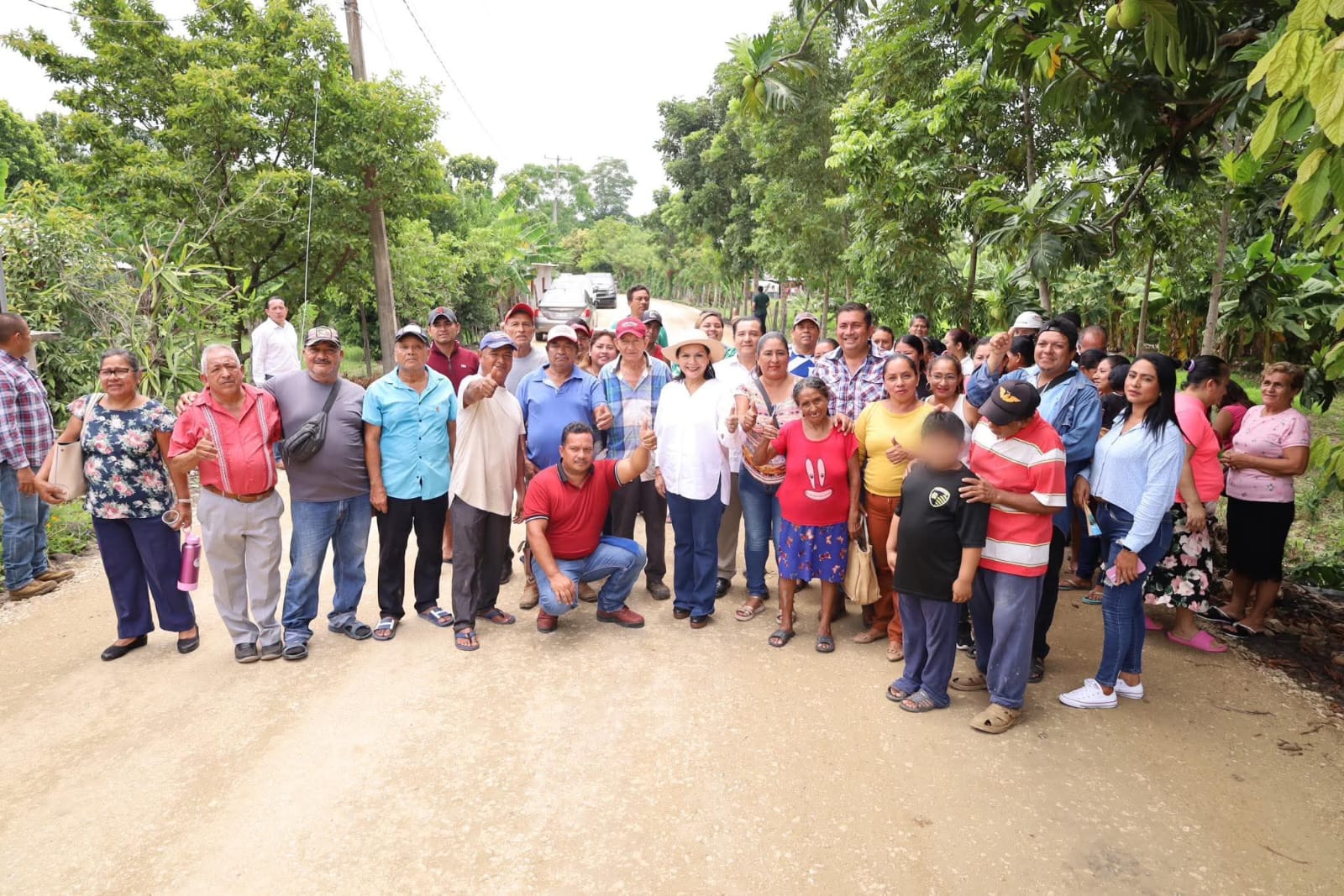 Supervisa Yolanda Osuna avances de obras en caminos rurales para mejorar la movilidad en Centro