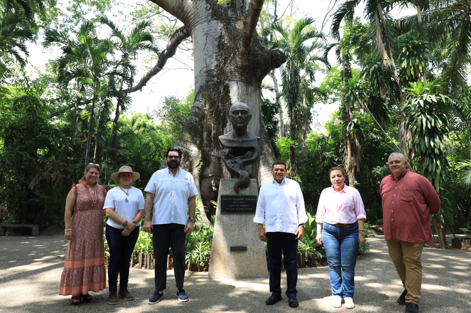 Gobierno del Pueblo recuperará grandeza del Parque Poema Museo La Venta; anuncia Javier May una serie de trabajos para su rescate