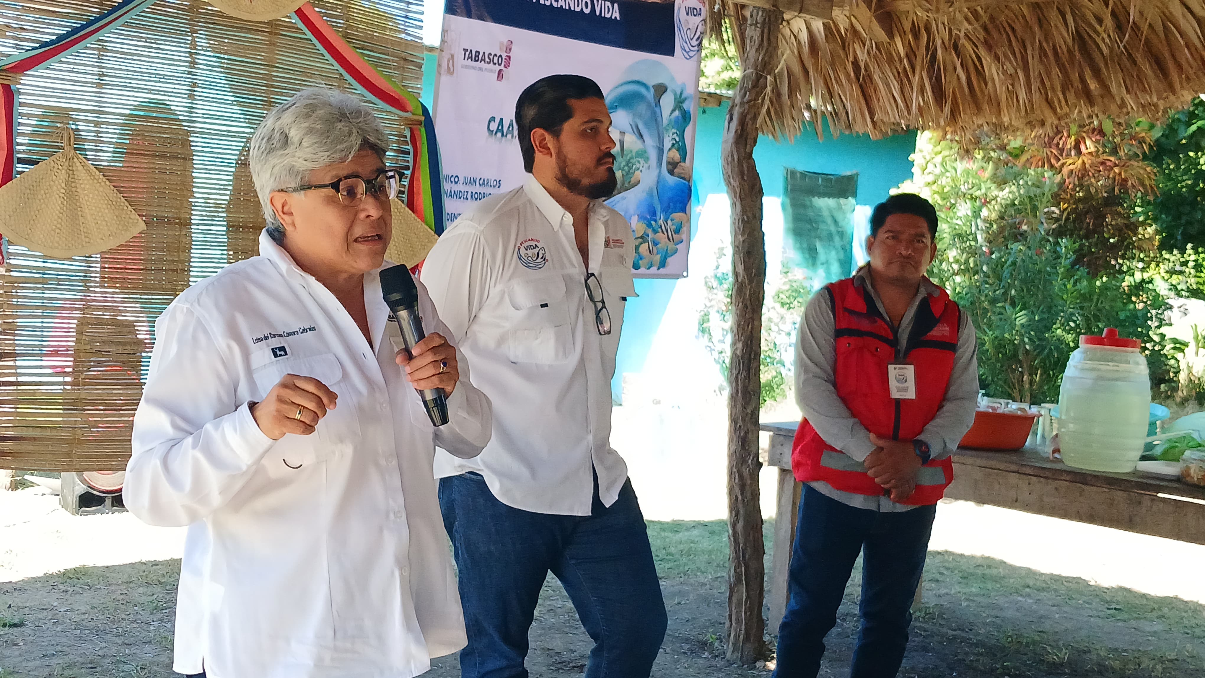 Avanza Pescando Vida en Jonuta, para el próximo mes de octubre se podría lograr la primera cosecha de tilapia