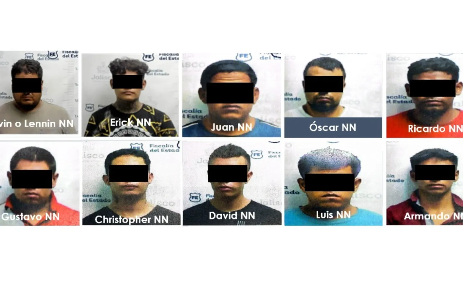 Declaran culpables a 10 hombres vinculados al CJNG en Jalisco