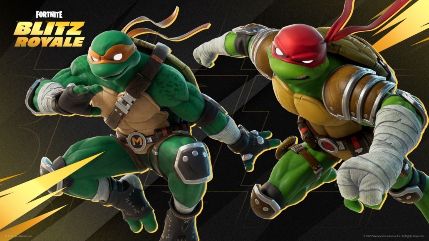 ¡Las Tortugas Ninja regresan a Fortnite en el modo Blitz Royale!