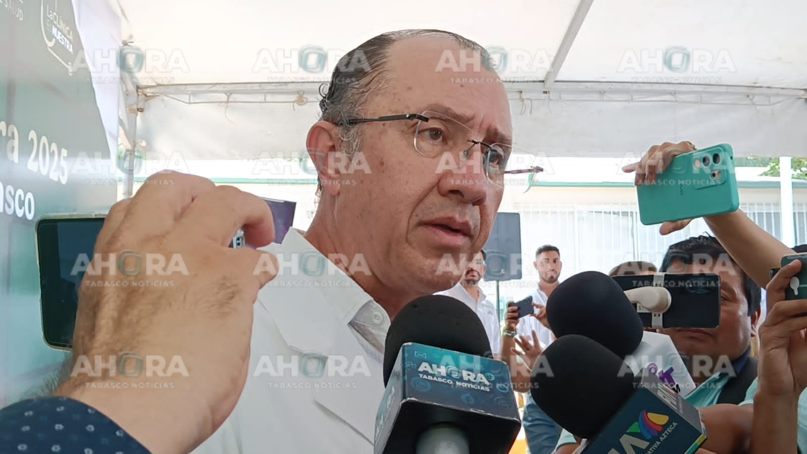 El párroco Héctor Alejandro tiene la mejor atención y los cuidados en el hospital Rovirosa: Manuel Pérez Lanz