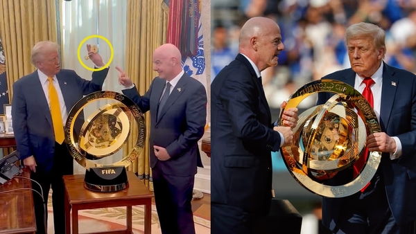 Donald Trump se quedó con el trofeo original del Mundial de Clubes