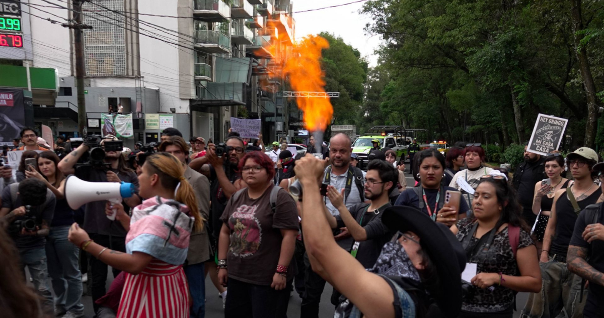Embajada de EE.UU. alerta a sus ciudadanos por protesta en CDMX