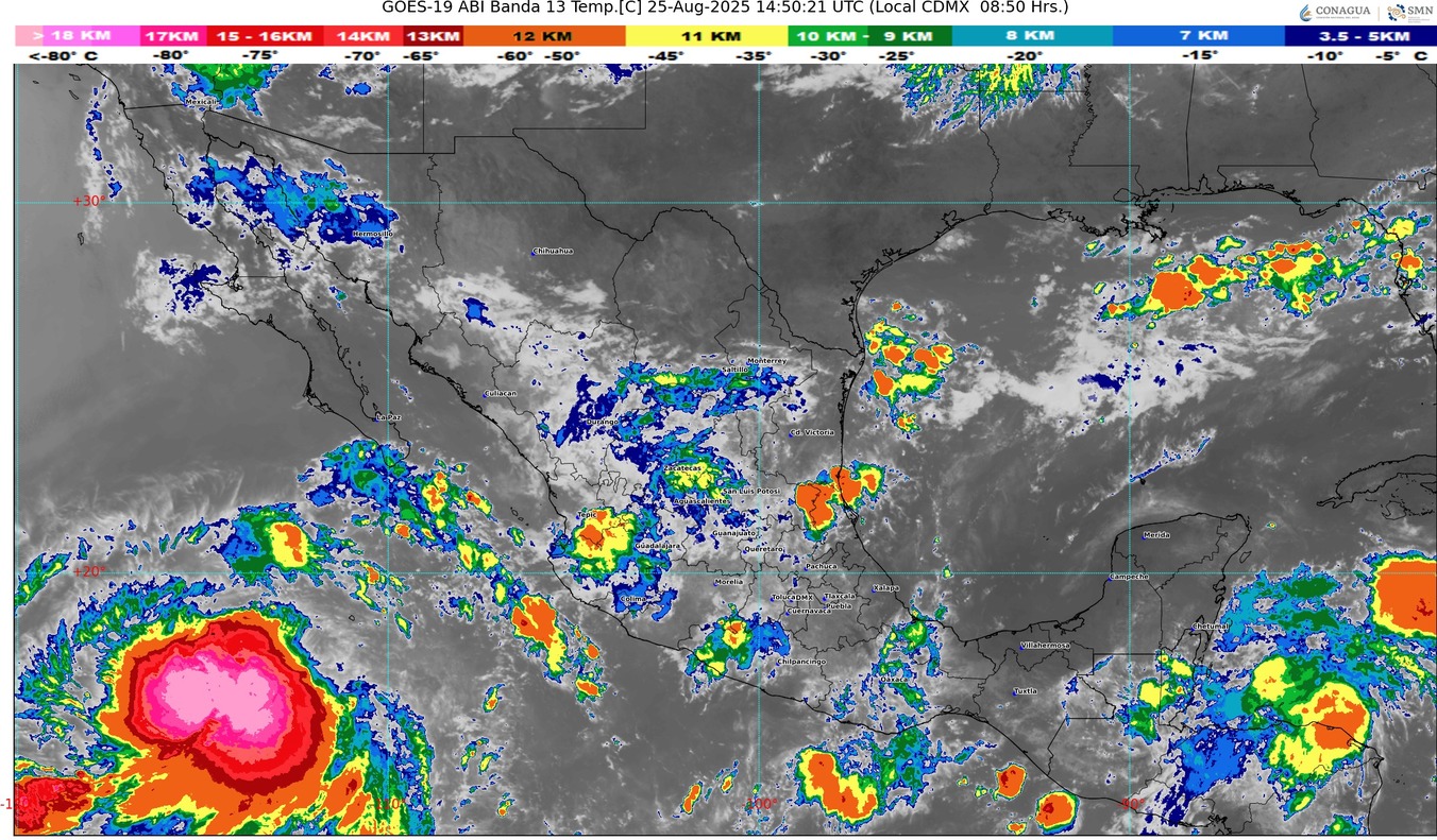 Se forma la tormenta tropical Juliette en costas del Pacífico mexicano
