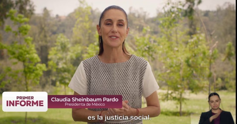 Lanzan spots por primer informe de Sheinbaum