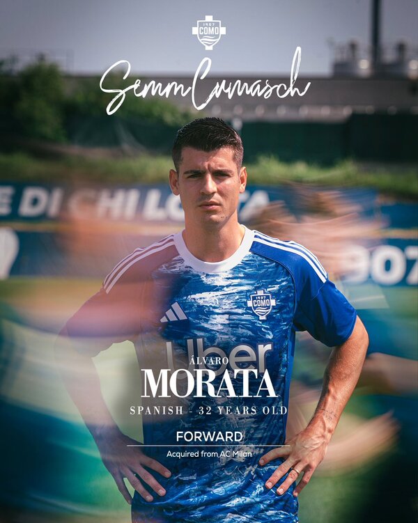 Como confirma la llegada de Álvaro Morata procedente de AC Milan