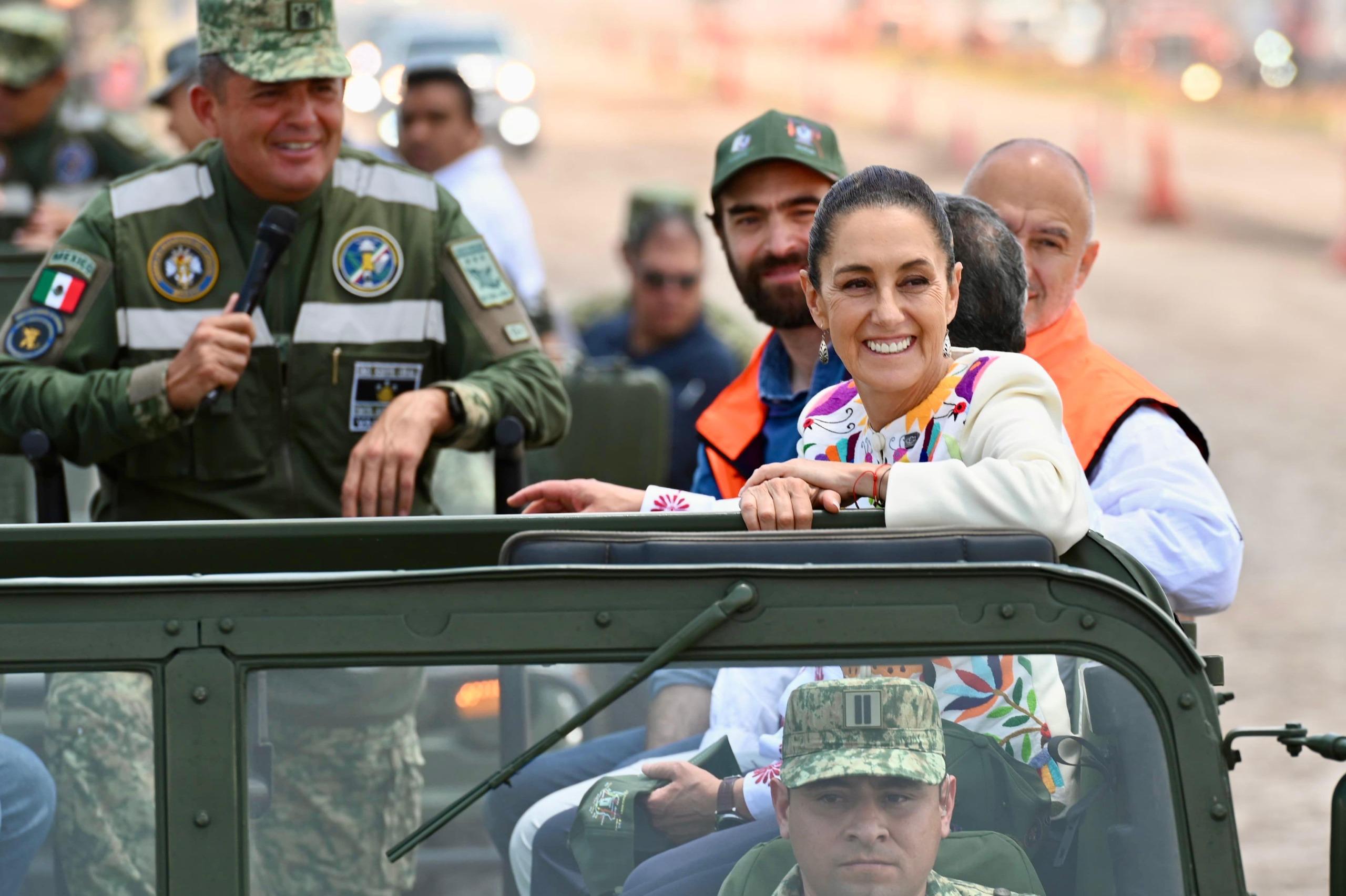 Avanza construcción de Tren México-Pachuca; Claudia Sheinbaum supervisa obra