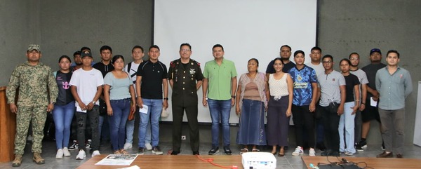 Invita Ovidio Peralta a jóvenes de Comalcalco a integrarse a la Guardia Nacional