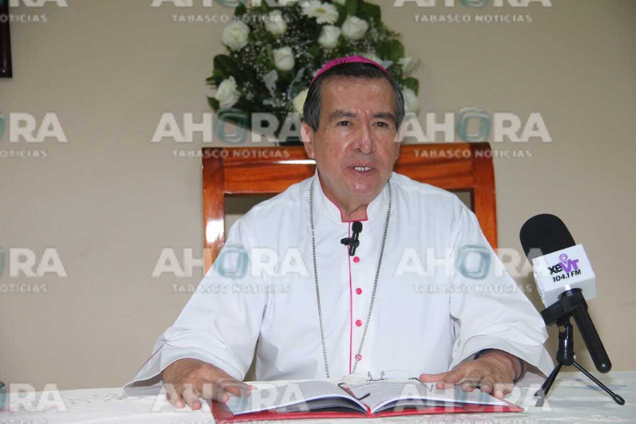 Pedimos por la conversión de quienes comenten actos de violencia: Obispo de Tabasco