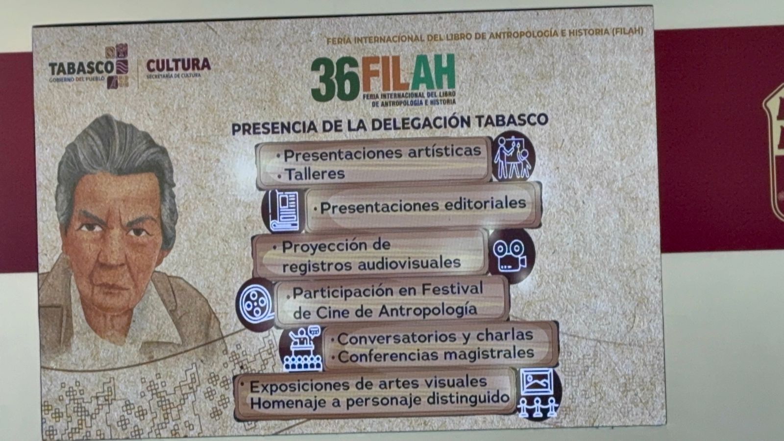 Tabasco participará en la 36ª Feria Internacional del Libro de Antropología e Historia