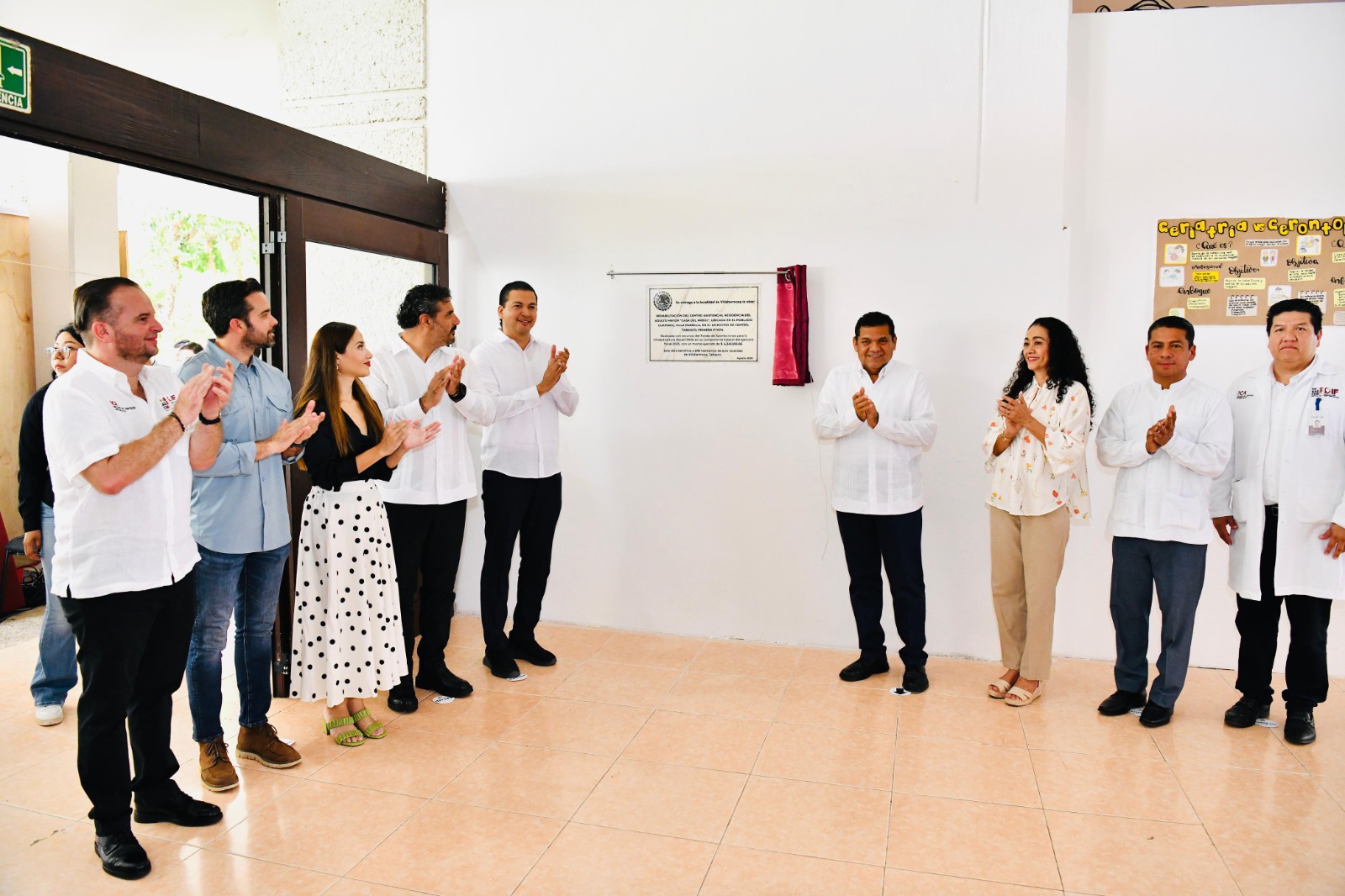 Inaugura Javier May rehabilitación de la ‘Casa del Árbol’ y garantiza la adecuada atención de los adultos mayores que ahí viven