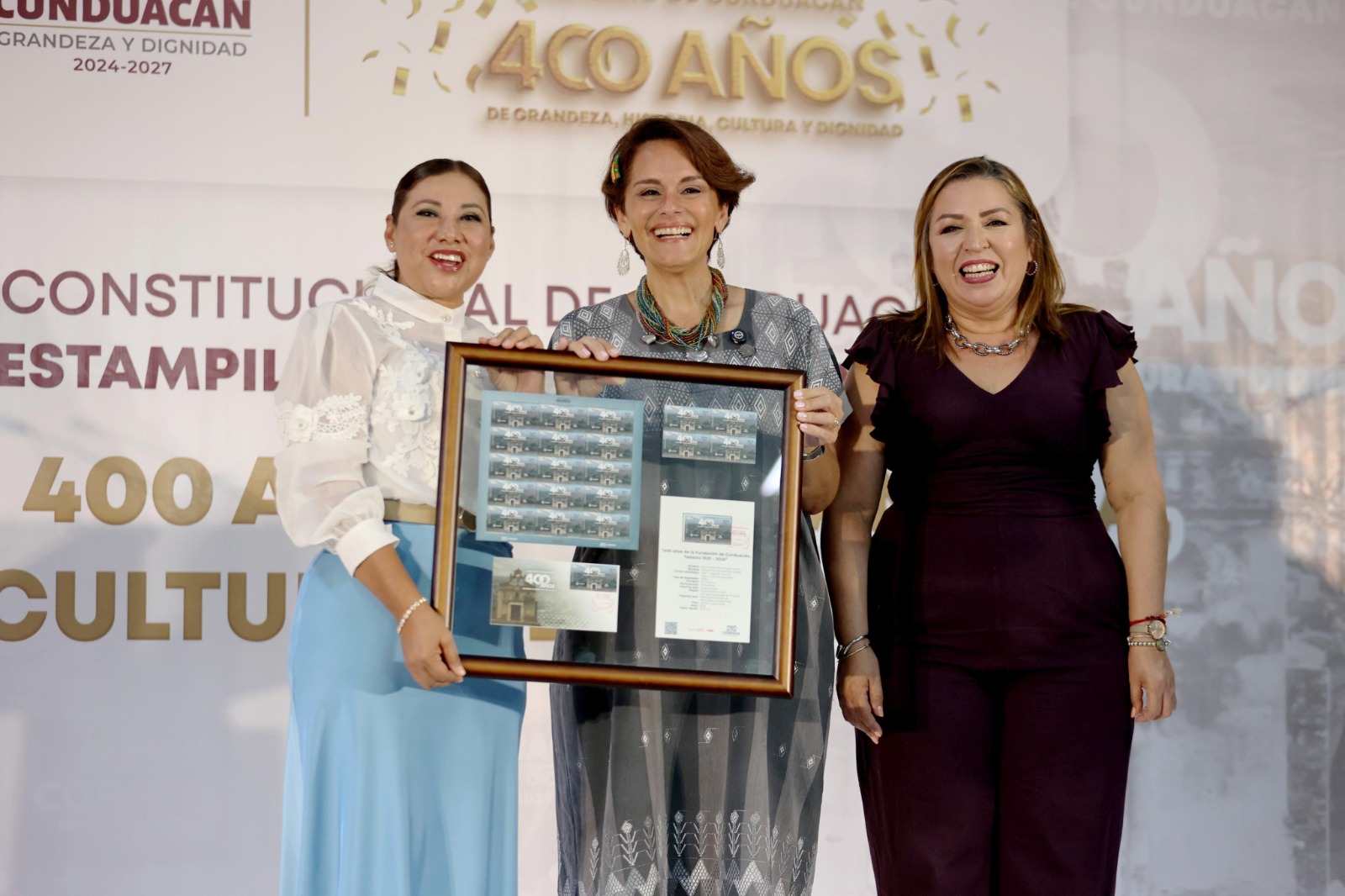 Cunduacán celebra sus 400 años con timbre postal conmemorativo