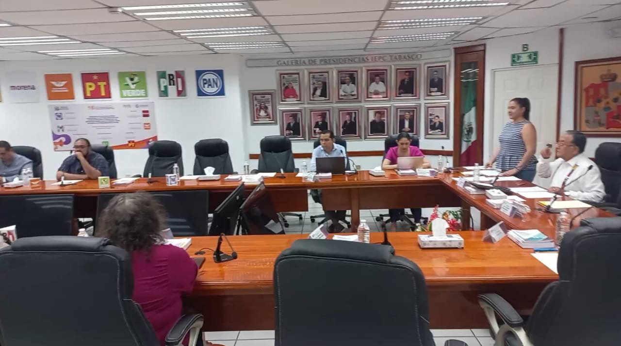 IEPC Tabasco por unanimidad declara inexistentes irregularidades en informe trimestral