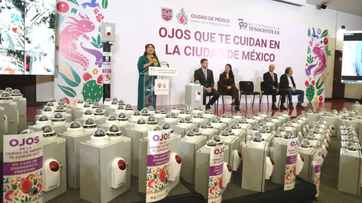 CDMX refuerza vigilancia con más de 30 mil nuevas cámaras de videovigilancia