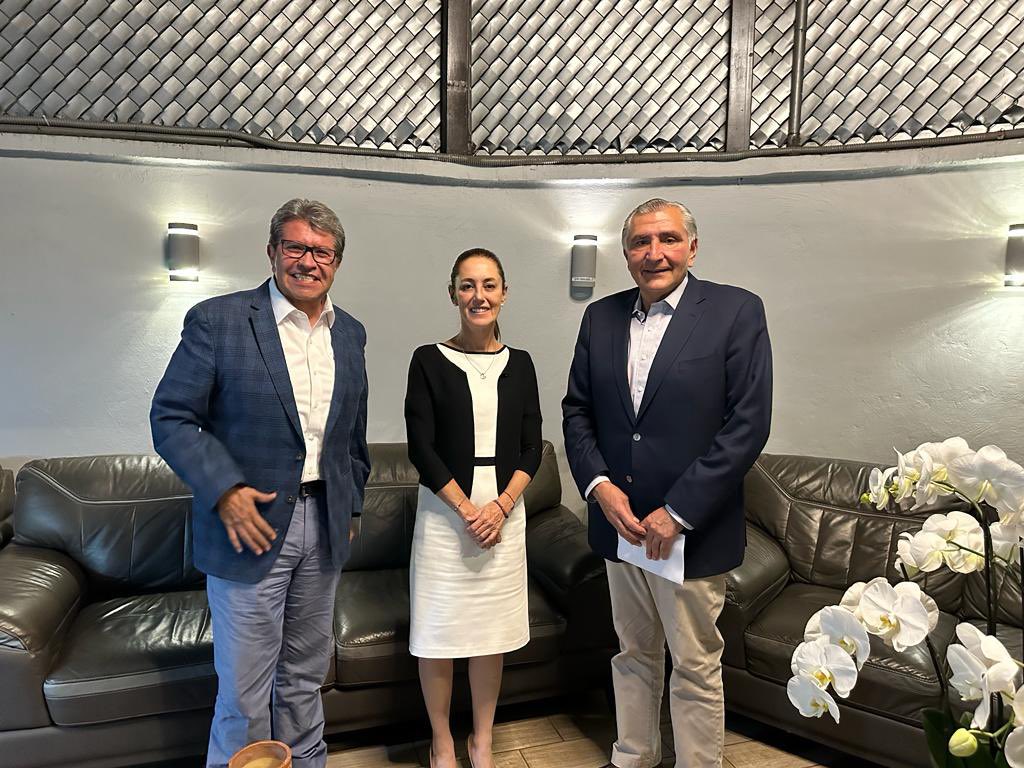 Sheinbaum niega distanciamiento con Monreal y Augusto; se reunirán “pronto” para nuevo periodo en el Congreso