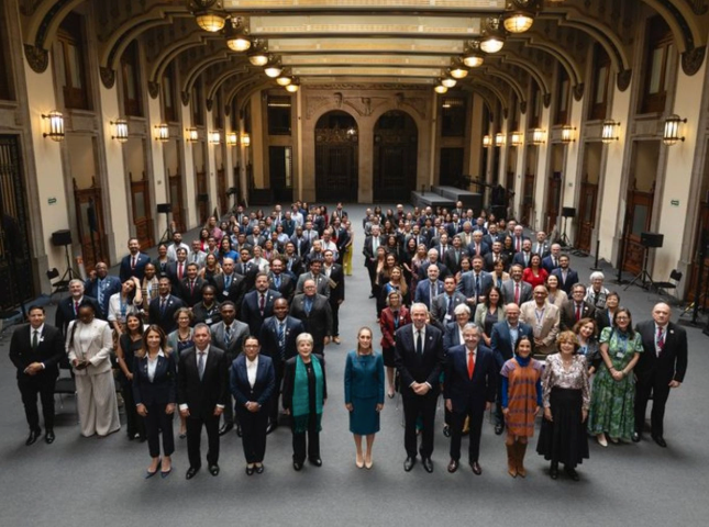 La presidenta de México liga lucha climática con reducción de pobreza y soberanía