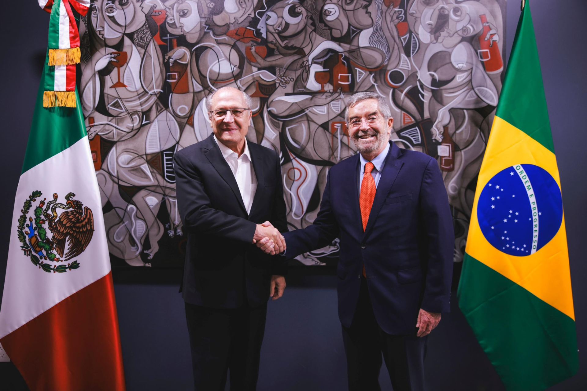 De la Fuente recibe al vicepresidente de Brasil, Geraldo Alckmin