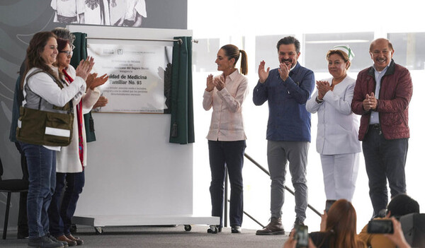Inaugura Claudia Sheinbaum Unidad de Medicina Familiar 93 de Ecatepec
