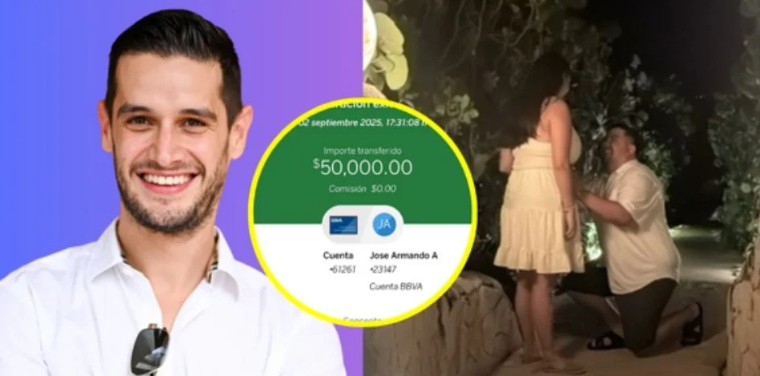 Adrián Marcelo regala 50 mil pesos para la boda de una pareja que está por casarse en Culiacán