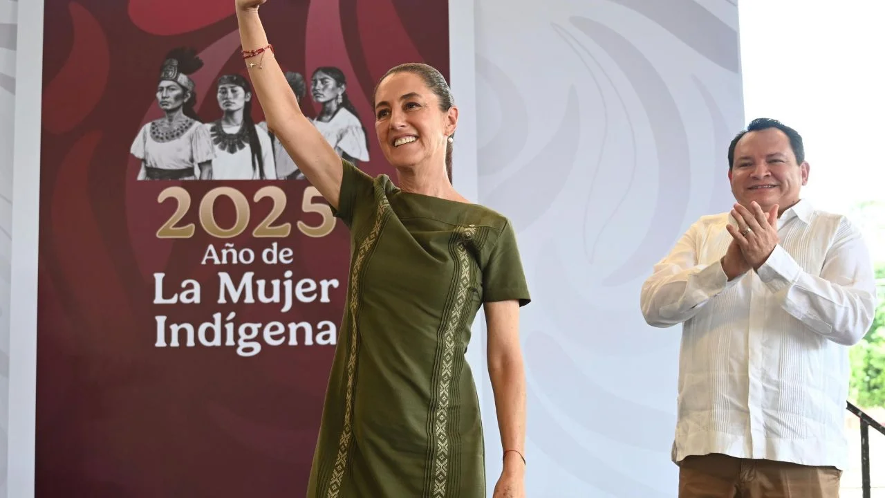 Huacho Díaz agradece respaldo de Sheinbaum al Renacimiento Maya