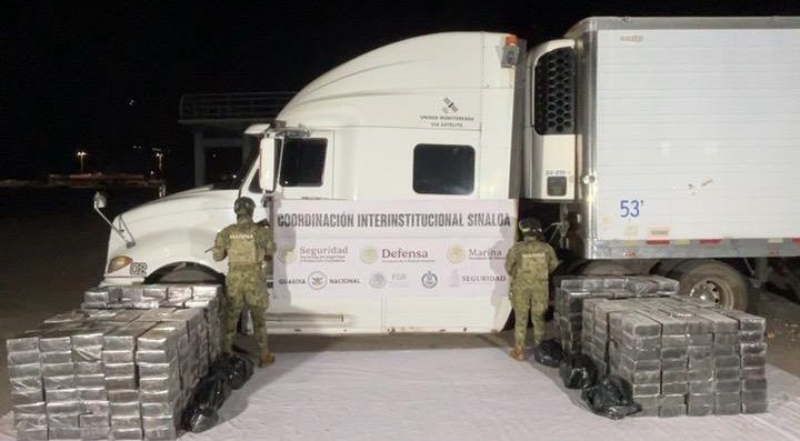 Aseguran 1.5 toneladas de metanfetamina en Mazatlán, Sinaloa