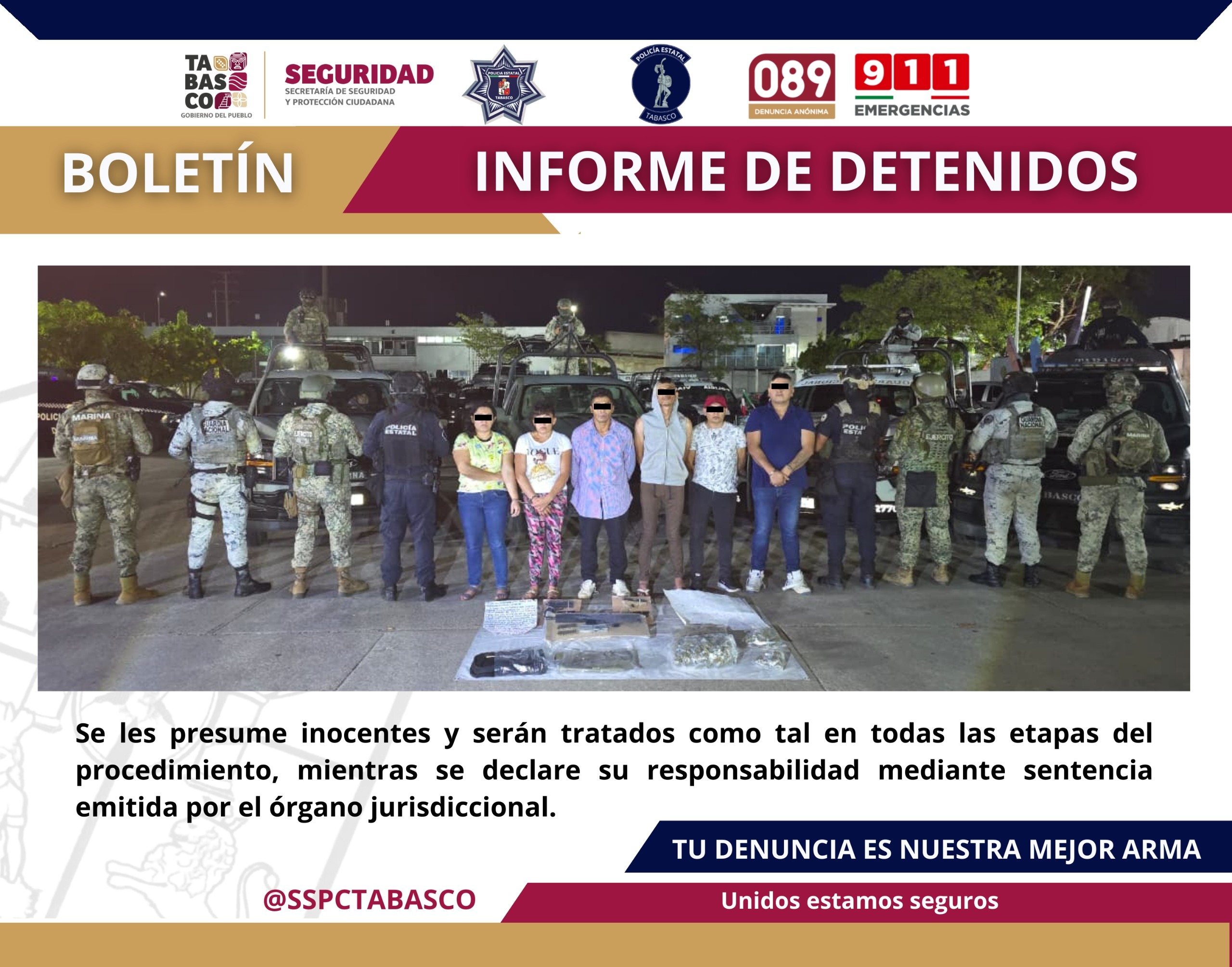 Detiene la SSPC a 13 personas por diferentes delitos